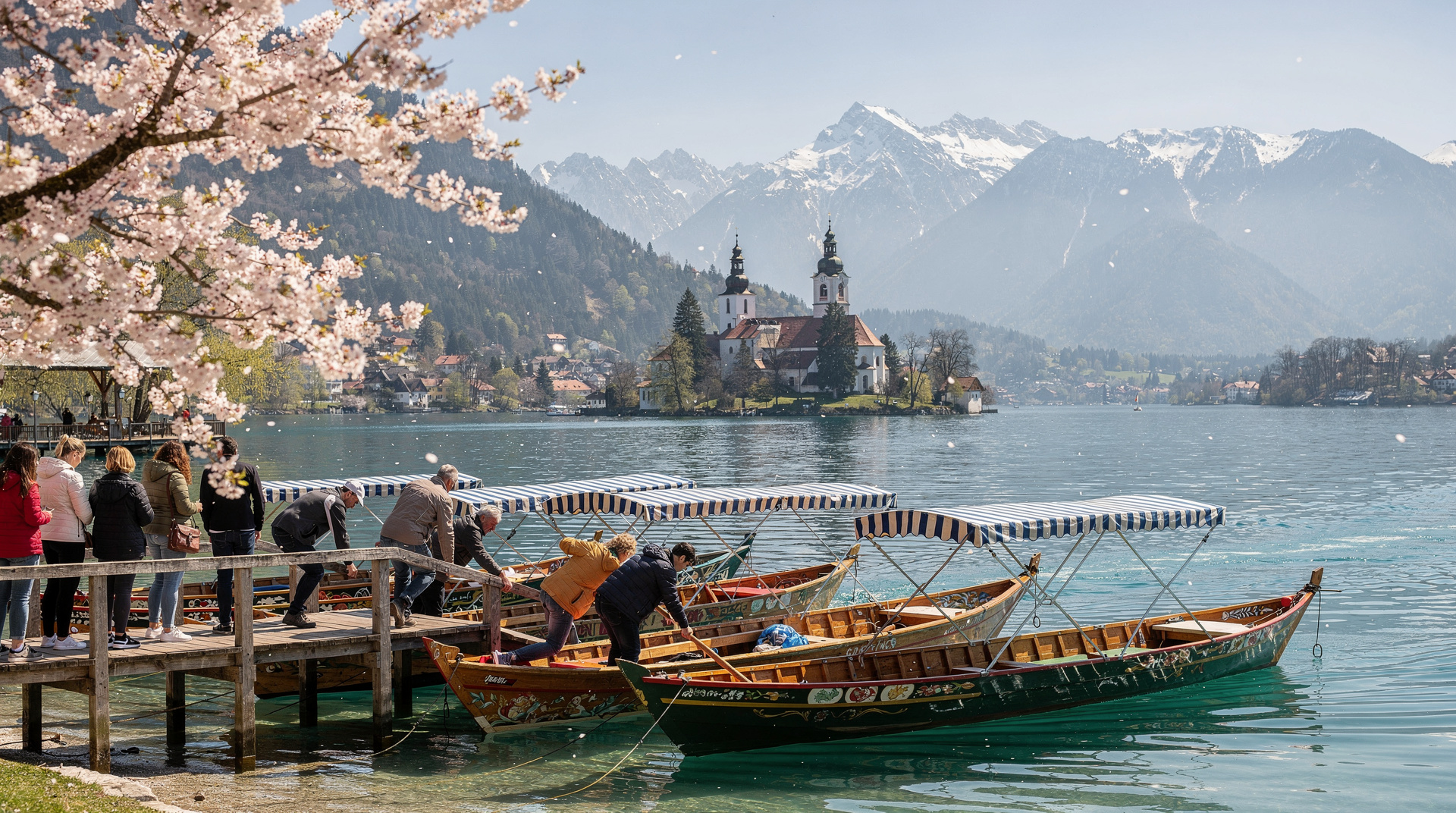 Slovenia's spring reopening: what becomes accessible in April and May — The Vršič Pass reopens, Vintgar Gorge opens, the Soča fills with snowmelt. May i