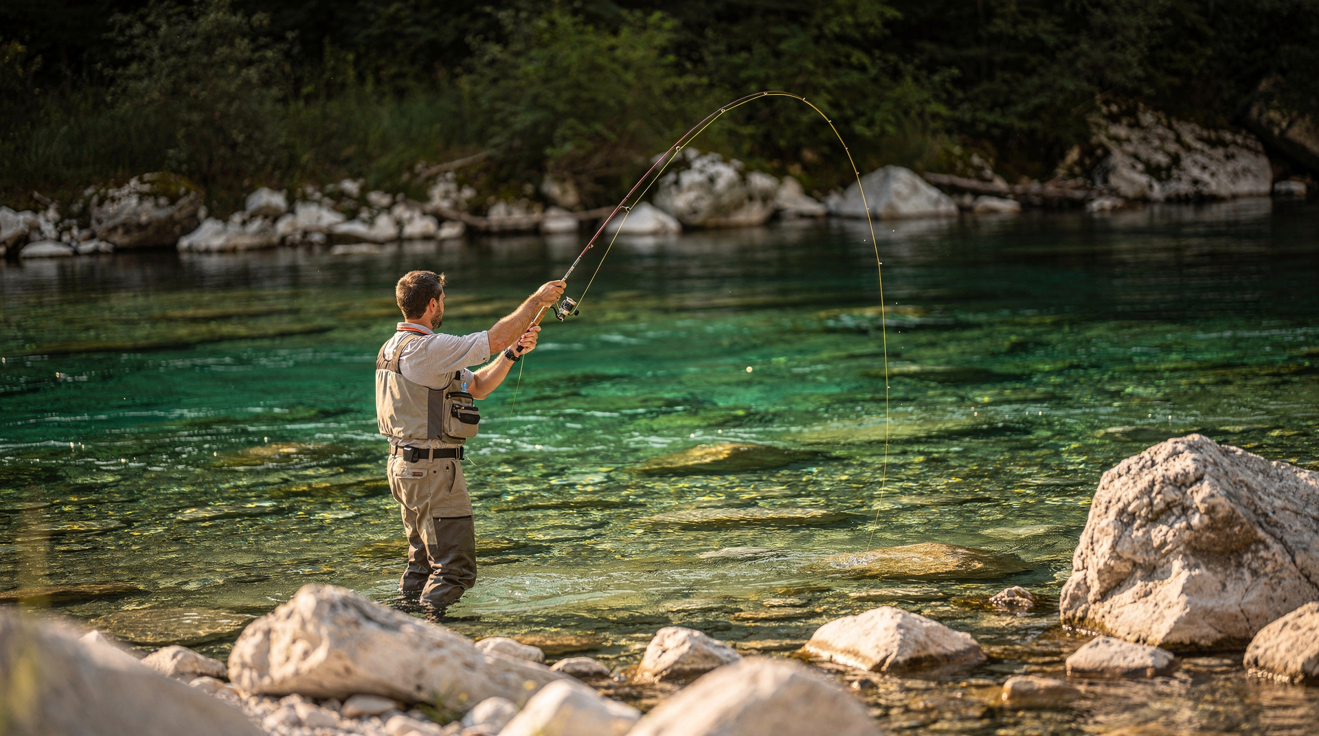 Fliegenfischen in Slowenien: Marmor-Forelle, die Soča und wie man eine Genehmigung bekommt — Fliegenfischen in Slowenien: Marmor-Forelle auf der Soča, Genehmigungssystem, ge