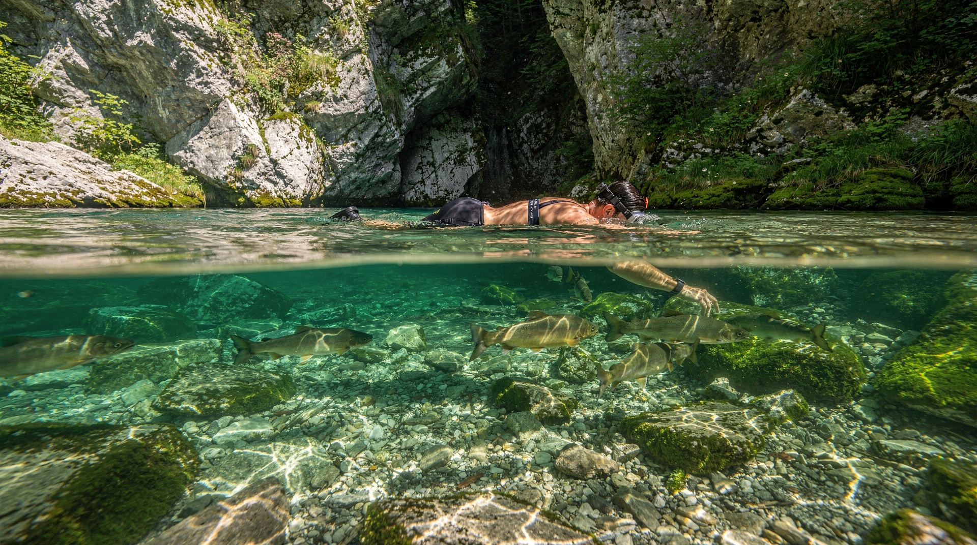 Snorkeling in the Soča gorge: what it is and whether it's worth it