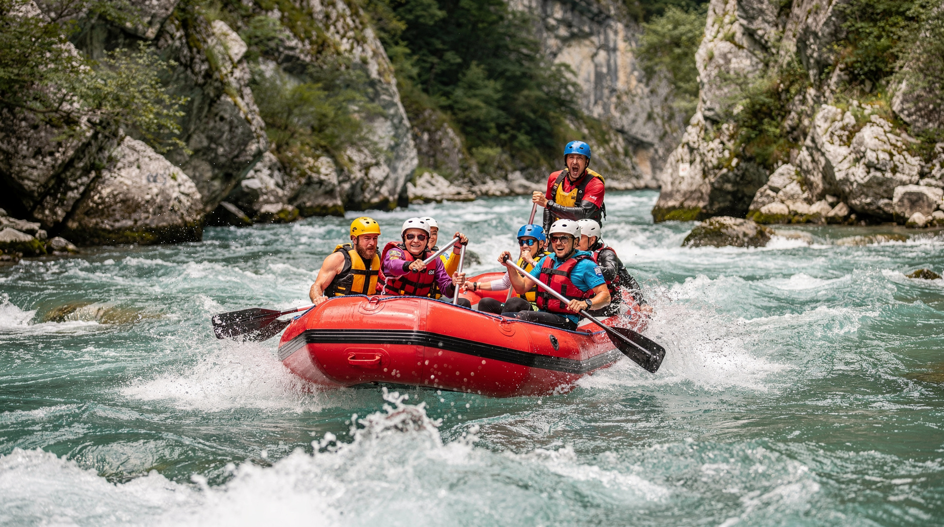 Soča River Rafting from Bovec Review — Honest review of whitewater rafting on the Soča River from Bovec: difficulty, sa